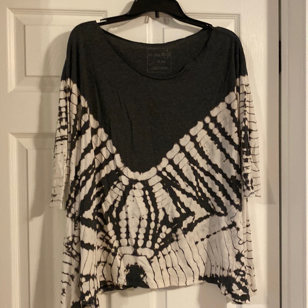 We the Free Acid Dye Flowy Top